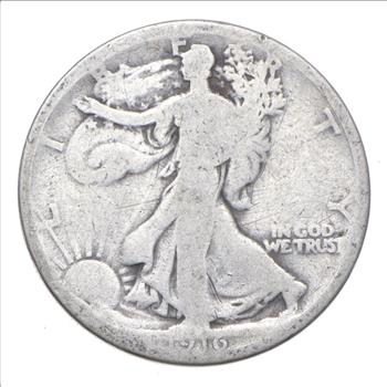 1916 Walking Liberty Half Dollar - Walker Coin Collection