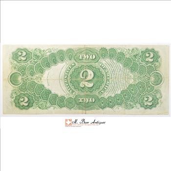 1917 $2.00 Red Seal United States Large Size Horseblanket Note