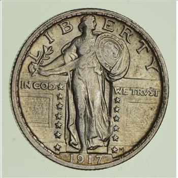 1917 Standing Liberty Quarter - Type II - Circulated