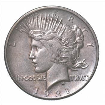 1921 Peace Silver Dollar
