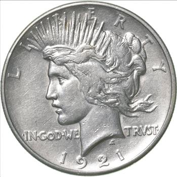 1921 Peace Silver Dollar