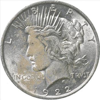 1922 Peace Silver Dollar Charles Coin Collection