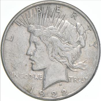 1922-S Peace Silver Dollar Estate Coin Collection