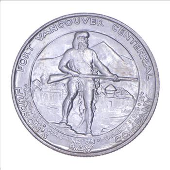 1925 Hudson's Bay Company Commemorative Half Dollar - Charles Coin Collection