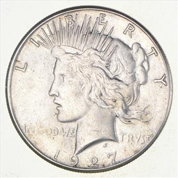 1927-S Peace Silver Dollar