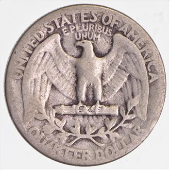 1930's - Depression - LOW MINTAGE - 1934 Washington Quarter - 90% Silver