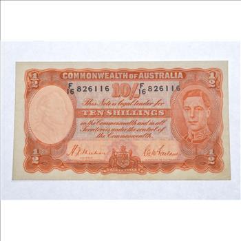 (1933-1939) Commonwealth Of Australia 10 Shillings - World Note