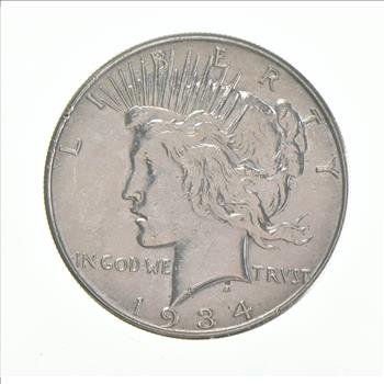 1934 Peace Silver Dollar