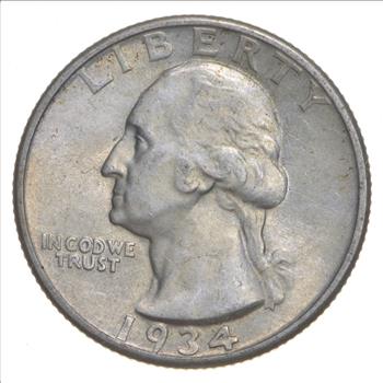 1934 Washington Quarter
