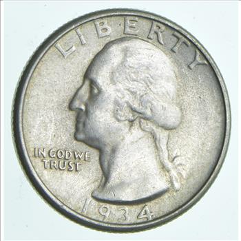 1934 Washington Quarter