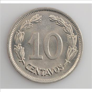 1937 HF Ecuador 10 Centavos /Y413