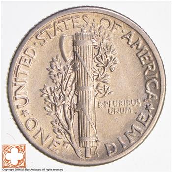 1937 Mercury Silver Dime