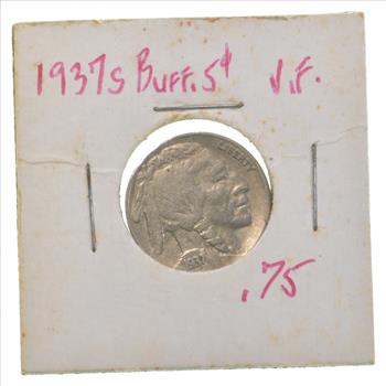 1937-S Indian Head Buffalo Nickel