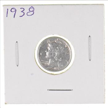 1938 Mercury Dime