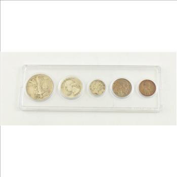 1938 U.S. Mint Type Set - Coin Collection - Great Display