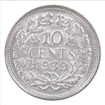 1939 Netherlands 10 Cents Estate Coin Collection