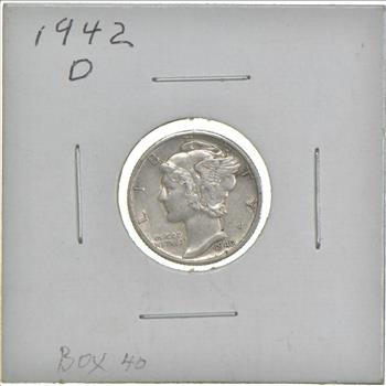 1942-D Mercury Dime