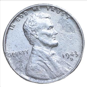 1943-D Lincoln Wartime Steel Cent - Charles Coin Collection