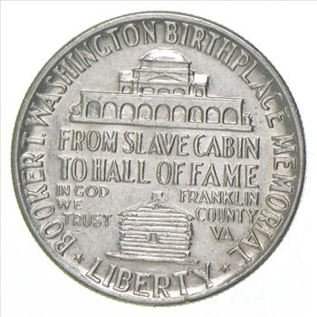 1946 Booker T Washington - US Commemorative Half Dollar - 90% Silver -