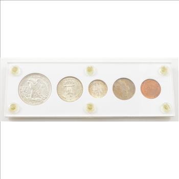 1947 United States 5 Coin Set