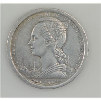 1948 St. Pierre Miguelon One Franc