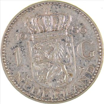 1956 Netherlands 1 Gulden Estate Coin Collection