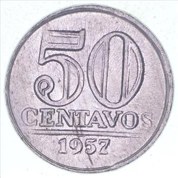 1957 Brazil 50 Centavos