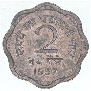 1957 India 2 Naye Paise