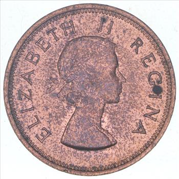 1957 South Africa 1 Penny