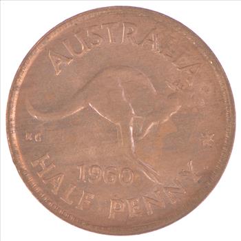 1960 Australia 1/2 Penny