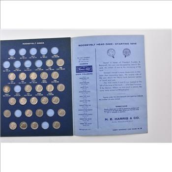 1962-1979 Roosevelt Dime Collection Album Set