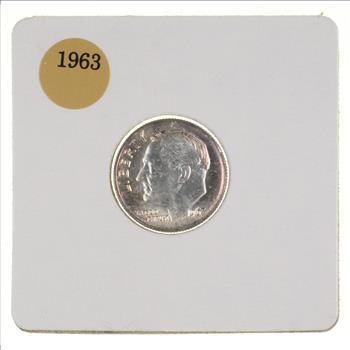 1963 Roosevelt Dime