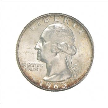 1963-D Washington Quarter- Crusty Original BU