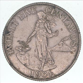 1964 Philippines 25 Centavos