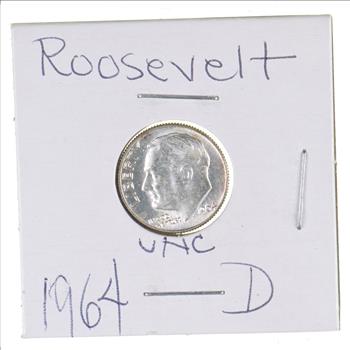 1964 Roosevelt Dime