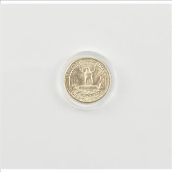 1964-D Washington Quarter Original Binion Silver Hoard Sampler 55/400 COA