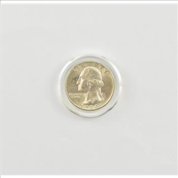 1964-D Washington Quarter Original Binion Silver Hoard Sampler 58/400 COA