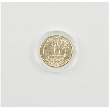 1964-D Washington Quarter Original Binion Silver Hoard Sampler 64/400 COA