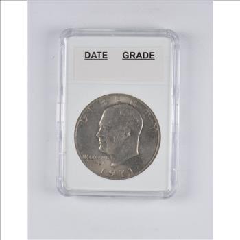 1971 Eisenhower Dollar - Slabbed