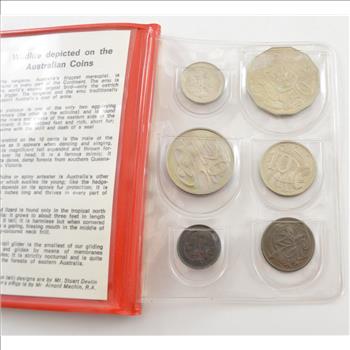 1974 Royal Australian Mint Australian Wildlife 6 Coin Collection