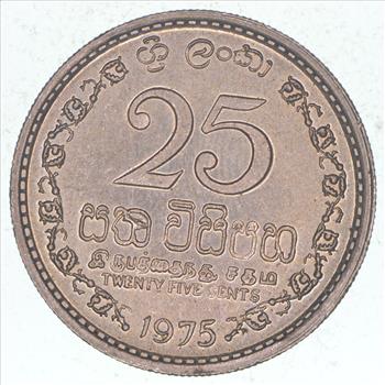 1975 Sri Lanka 25 Cents
