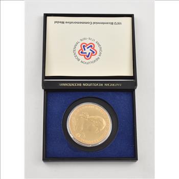 1976 1776 Bicentennial Official US Mint Historic Commemorative Medal