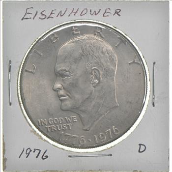 1976-D Eisenhower Bicentennial Dollar