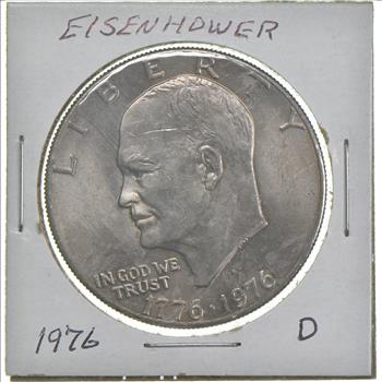1976-D Eisenhower Bicentennial Dollar