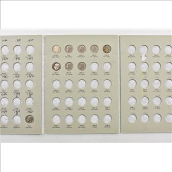 1978-1982 Roosevelt Dime Collection Album Set
