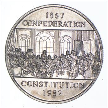1982 Canada 1 Dollar - Confederation Constitution