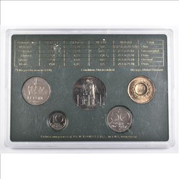 1990 Norway Type Set Coins