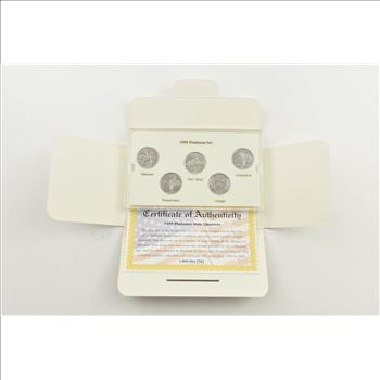 1999 Commemorative Quarters Platinum Mint Edition *In Original Packaging