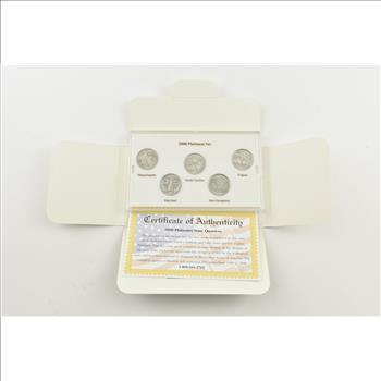 2000 Commemorative Quarters Platinum Mint Edition *In Original Packaging