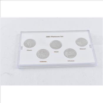 2003 Commemorative Quarters Platinum EditionMint Edition*In Original Packaging